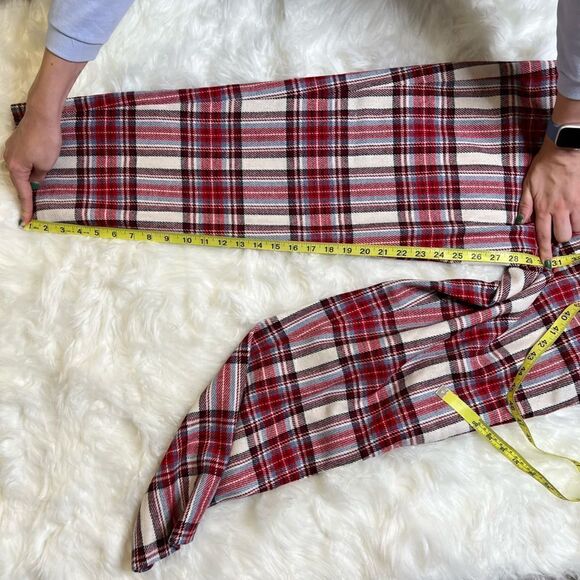 NWT J.Crew Tapered-leg wool pant in vintage plaid size 2 tall - Picture 5 of 8